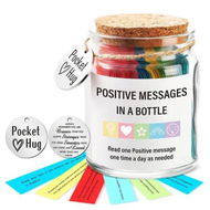 Detailed information about the product 90 Positive Messages in a Jar, Positive Affirmation Christmas Gifts for Women, Daily Inspirational Messages in a Jar for Self Care