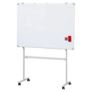 Detailed information about the product 90x120cm Standing Whiteboard with Wheels Magnetic Double-Sided Erase Board