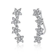 Detailed information about the product 925 Sterling Silver Flower Ear Hook