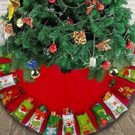 Detailed information about the product 92CM Christmas Tree Skirt Decorations New Year Gift Bag Pendant Advent Calendar 2023 for Home Xmas Party Decoration Supplies