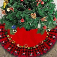 Detailed information about the product 92CM Christmas Tree Skirt Decorations New Year Gift Bag Pendant Advent Calendar 2023 for Home Xmas Party Decoration Supplies