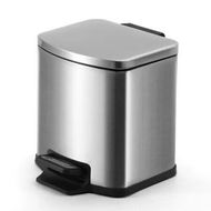 Detailed information about the product 9L Small Rubbish Pedal Bin stainless steel waste bin Square 9L capacity Satin finish Soft Close for Kitchen Home Room