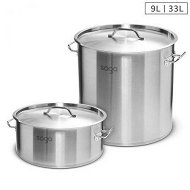Detailed information about the product 9L Wide Stock Pot And 33L Tall Top Grade Thick Stainless Steel Stockpot 18/10