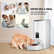 Detailed information about the product 9L WiFi App Remote Control Automatic Pet Feeder Dog Cat Food Dispenser With Voice Recorder 10 Meals/Day.