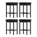 A Set of 4 Artiss Metal Bar Stools PU Seat Dining Counter Chairs. Available at Crazy Sales for $224.95
