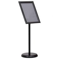Detailed information about the product A3 Pedestal Poster Stand Black Aluminium Alloy