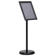 Detailed information about the product A4 Pedestal Poster Stand Black Aluminium Alloy