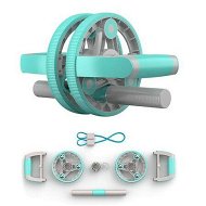 Detailed information about the product Ab Roller For Abdominal Training 7 In 1 Ab Exercise Wheel With Push Bars Dumbbells And Tensioners Home Gym Workout Equipment For Men And Women