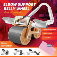 Detailed information about the product AB Roller Wheel Exerciser Abdominal Home Gym Machine Equipment Automatic Rebound Workout Exercise Fitness Core Training Device