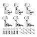 Acoustic Guitar Tuning Pegs, 3x3 Chrome Finish Acoustic and Electric Guitar Tuner Pegs, 6 Pieces Locking Keys String Tuner Machine Heads Knobs Replacement. Available at Crazy Sales for $12.95