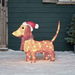 Acrylic Light-Up Dachshund Dog Garden Stake Realistic Christmas Yard Decor for Pathway Backyard Lawn Landscape. Available at Crazy Sales for $19.99