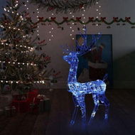 Detailed information about the product Acrylic Reindeer Christmas Decoration 140 LEDs 120 cm Blue