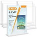 Acrylic Sign Holder 21.5x28cm 6 Pack,Double Sided Clear Table Stand,Vertical Flyer Holder,Plastic Frame Display. Available at Crazy Sales for $49.99