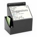 Acrylic Suggestion Box With Lock Wall Mounted Acrylic Donation Box with Sign Slot,Office Ballot Box,Locking Mailbox Suggestion Comment Box,Black. Available at Crazy Sales for $29.99