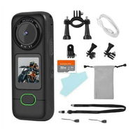 Detailed information about the product Action Camera WiFi Waterproof with 1.27 Inch Sensor 4K Video Streaming 20MP Photos Video 1.4 Inch IPS Touchscreen Dual Microphones Webcam Body Cam,32GB