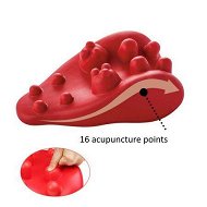 Detailed information about the product Acupressure Neck Pain Relief Cushion PU EVA Massage Neck Cushion Col. Red.