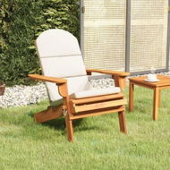 Detailed information about the product Adirondack Garden Chair With Cushions Solid Wood Acacia