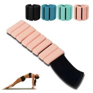 Detailed information about the product Adjustable Ankle/Wrist Weights Bracelet: 1 Lb Each, Perfect for Home Workouts, Walking, Running, Yoga (Pink)