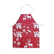 Detailed information about the product Adjustable Christmas Reindeer Bib Apron Kitchen Cooking Apron for Men and Women