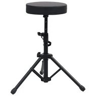 Detailed information about the product Adjustable Drum Stool Black Round