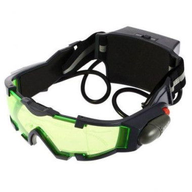 Adjustable Elastic Band Night Vision Goggles Glasses With Green Lens