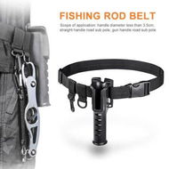 Detailed information about the product Adjustable Fishing Waist Belt Padded Fishing Rod Holder Portable Pole Inserter Multi-function Rack Tackle Carry Strap