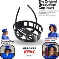 Detailed information about the product Adjustable Grad Hat Holder, Secure Your Grad Cap and Your Hairstyle, Graduation Cap Remix Headband, Inside Graduation Cap Don't Change Hair