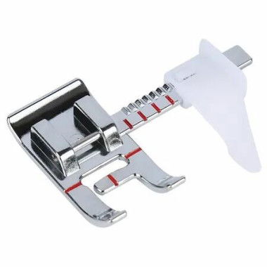 Adjustable Guide Sewing Machine Presser Foot,Fits for Low Shank Domestic Sewing Machine,Snapping On Brother,Babylock,Singer,Janome,Juki,New Home