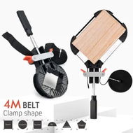 Detailed information about the product Adjustable Picture Frame Clamp,Quick Tension Woodworking Band Clamp With 4M Nylon Strap,For Picture Frames,Drawers,Bookshelves,Large Tables