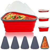 Detailed information about the product Adjustable Pizza Storage ContainerPizza Slice Container Can Be Microwaved And ReusedPizza Slice Pack With 5 Heating Plates