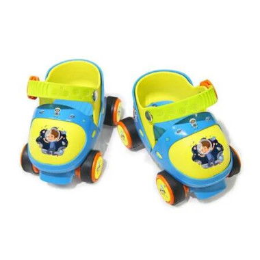 Adjustable Quad Roller Skates Safe Lock Beginners Toddlers Kids Boys Girls Blue Inline Skating Outdoor Sports Protective Gear Fun Activity