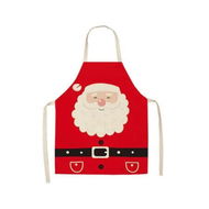 Detailed information about the product Adjustable Santa Claus Bib Apron Kitchen Cooking Apron for Christmas Ideal for Men and Women Christmas