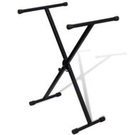 Detailed information about the product Adjustable Single Braced Keyboard Stand X-Frame