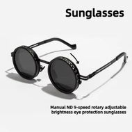 Detailed information about the product Adjustable Sunglasses Tint Polarized For Women Men,1-9 Gear Manual Tint Control with ND Filter Color Black