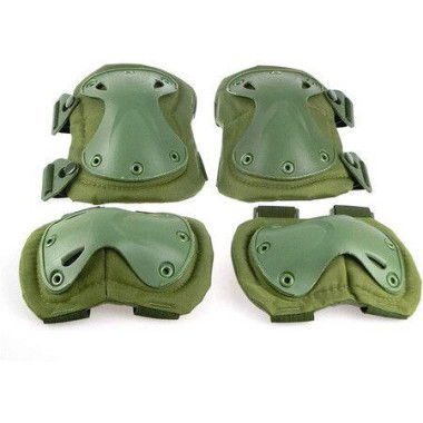 Adjustable Tactical Airsoft Knee Pads Protector Set For Cycling Skate