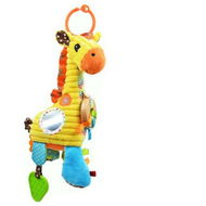 Detailed information about the product Adorable Cartoon Giraffe Pattern Baby Toys Musical Rattle Bell Plush Kids Puzzle Doll