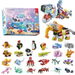 Advent Calendar, 12 Small Animals and 12 Sea Animals Clamping Blocks Set, 24 Animals Model Kit, Christmas Calendar Children, Animals Model Kit. Available at Crazy Sales for $24.95