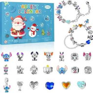 Detailed information about the product Advent Calendar 2025, 24 Days Christmas Countdown Calendar with 2 Bracelets and 22Pcs Unique DIYCharm Beads, Christmas Gifts for Girls Boys Teens