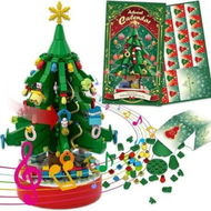 Detailed information about the product Advent Calendar 2025 Christmas Tree Building Blocks Kit with LED Light Music Box,24 Days Christmas Countdown Calendar Building Block for Boys Girls