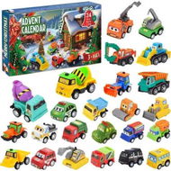 Detailed information about the product Advent Calendar 2025 for Boys, Christmas Countdown Calendar with 24 Pull Back Car Toys Ideal Christmas Gifts