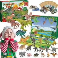Detailed information about the product Advent Calendar 24 Days Dinos Countdown Calendar Toys For Boys Girls 3+