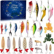 Detailed information about the product Advent Calendar Fishing Christmas Countdown - 24 Days Fishing Lures Set for Fisher Adult Men Teen Boys - 2023 Xmas Surprise Gift