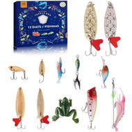 Detailed information about the product Advent Calendar Fishing Halloween Countdown 12 Days Fishing Set For Men Teen Boys 2024 Halloween Surprise Gift