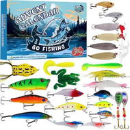 Detailed information about the product Advent Calendar Fishing Lure 24 Days Christmas Countdown Tackle Set Xmas Surprise Bait Gift for Father Grandpa Brother Boyfrien