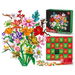 Advent Calendar for Kids Adults Teens, 24 Days STEM Flower Bouquet Building Blocks Christmas Countdown Calendar Gifts for Age 6 Up. Available at Crazy Sales for $39.95