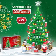 Detailed information about the product Advent Calendar for Kids Teens Adults, 24 Days Surprise Christmas Tree Building Blocks Christmas Countdown Calendar Gift Box for Age 6 Up