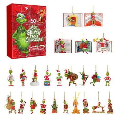 Advent Calendar Surprise Elf Doll Cute Cartoon Sirdplay 2025 Christmas Countdown Gift Children 24 Pieces