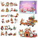 Advent Calendar,12 In 1 Christmas Building Block Sets,24 Days of Christmas Countdown Calendar,Display Building Kits Ideal Xmas Holiday Gifts. Available at Crazy Sales for $24.99