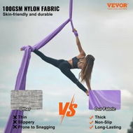 Detailed information about the product Aerial Yoga Hammock & Swing 4 m Length Yoga Starter Kit with 100gsm Nylon Fabric Full Rigging Hardware and Easy Set-up Guide Antigravity Flying