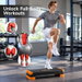 Aerobic Step Platform Stepper 3 in 1 Adjustable Exercise Steps Board Home Gym Fitness Block Bench Riser Resistance Bands Workout Balance Trainers 68cm. Available at Crazy Sales for $45.90